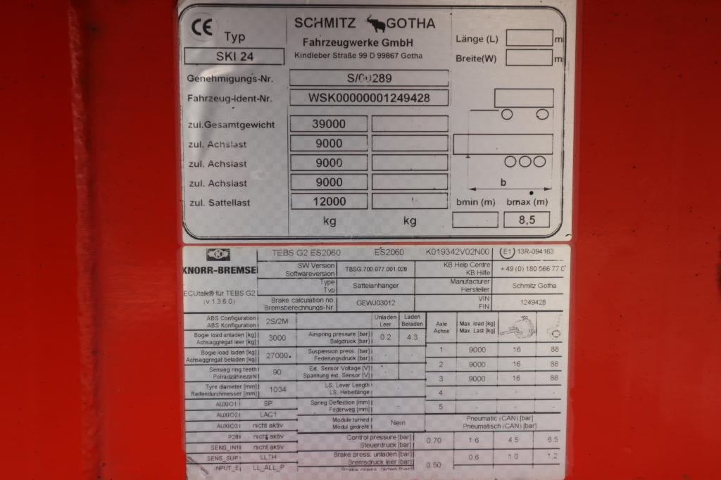 Schmitz SKI 24 SKI 24 2009 photo 14