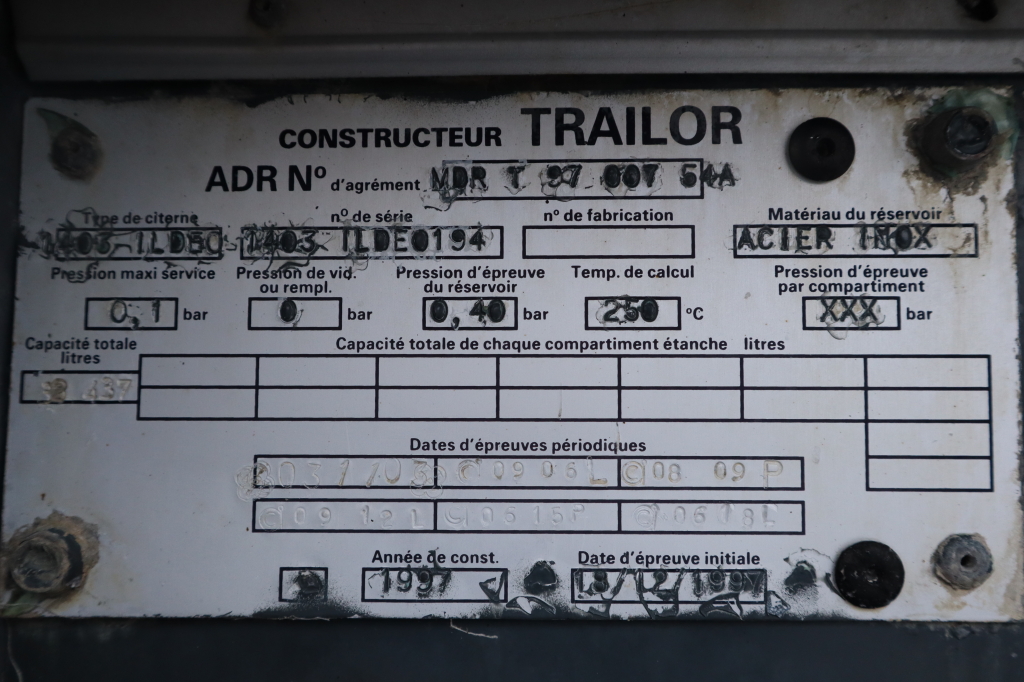 Trailor SYY3CX BITUME 1998 фото 8